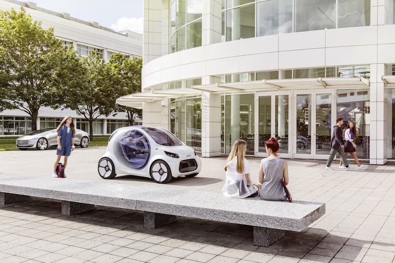 Smart vision EQ fortwo: ecologica, connessa, condivisa e guida autonoma