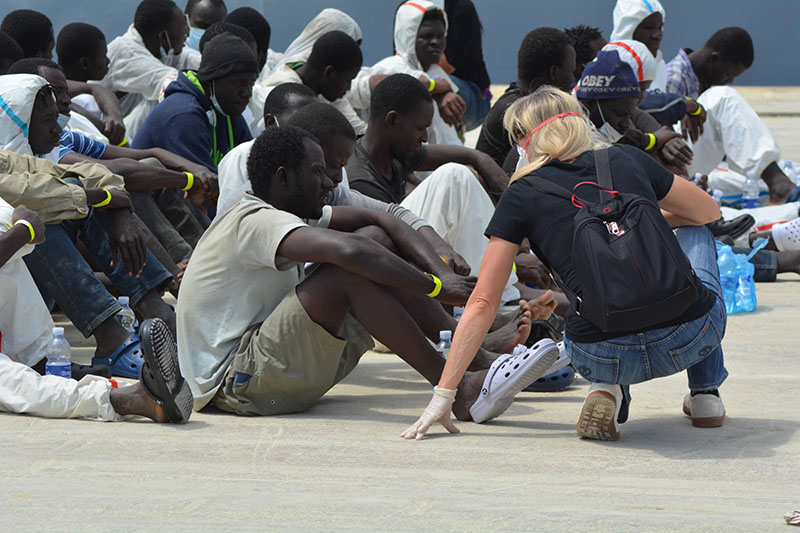 Migranti, sbarchi crollati del 14% Migranti, sbarchi crollati del 14%