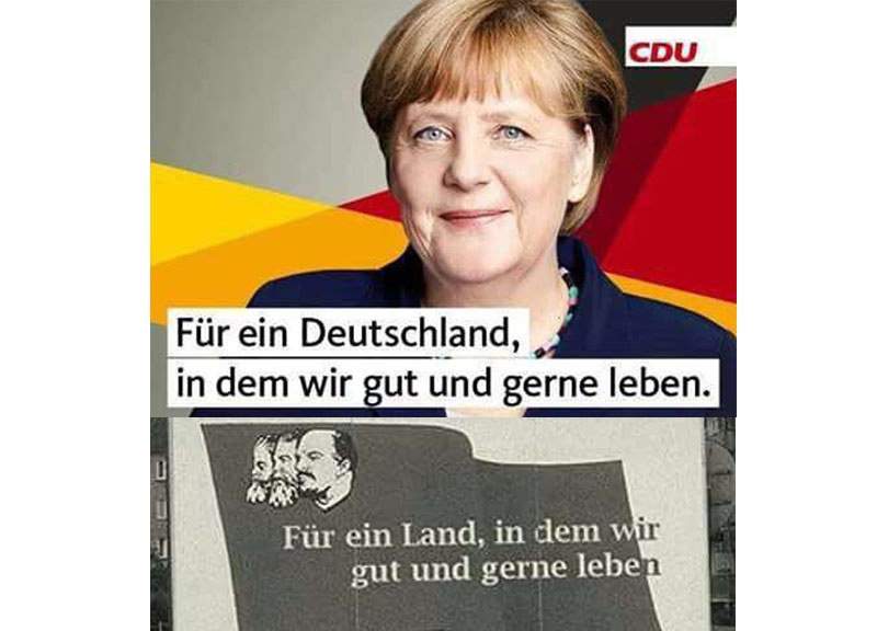 Galleria foto 'Germania elezioni, Merkel comunista. Ecco le prove. LA FOTO' - foto 1
