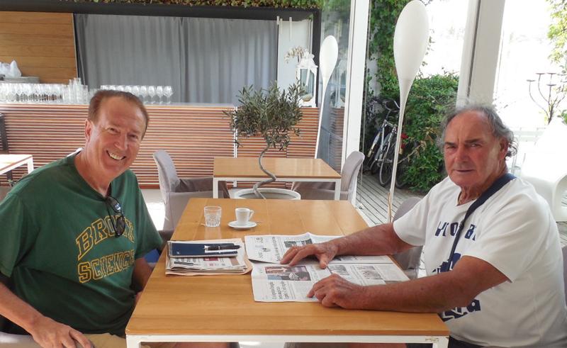 Gabriellino, l’omino della Plasmon a 71 anni traversa l’Adriatico in pattino Gabriellino, l’omino della Plasmon a 71 anni traversa l’Adriatico in pattino