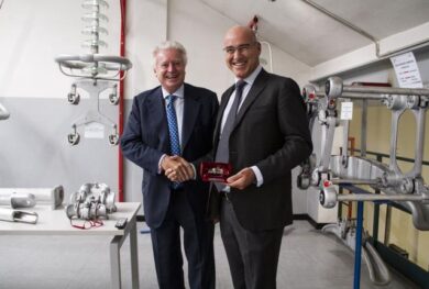 Il Rettore del Politecnico Ferruccio Resta in visita alla Salvi – Sicame