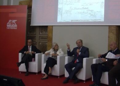 Generali presenta Generali nella Storia, pubblicato insieme a Marsilio editori