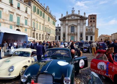 Partita da Piazza Sordello a Mantova l’edizione 2017 del Gran Premio Nuvolari