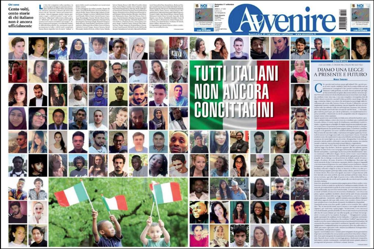 Ius Soli: Avvenire si schiera a favore e le chiese boicottano il giornale Ius Soli: Avvenire si schiera a favore e le chiese boicottano il giornale