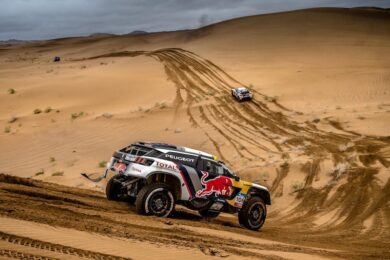 Le Peugeot 3008 DKR partono per il Rally del Marocco