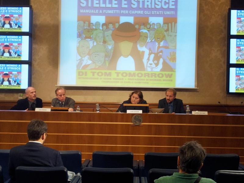 Il pazzo mondo a stelle e strisce di Tom Tomorow presentato in Senato Il pazzo mondo a stelle e strisce di Tom Tomorow presentato in Senato