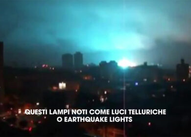 Le luci che preannunciano un terremoto