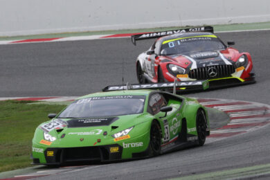 La Lamborghini del team Grasser gommata Pirelli vince il Blancpaint GT