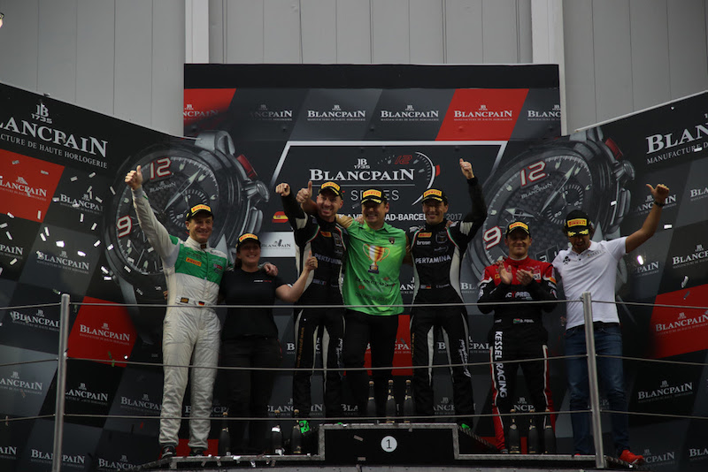 La Lamborghini del team Grasser gommata Pirelli vince il Blancpaint GT