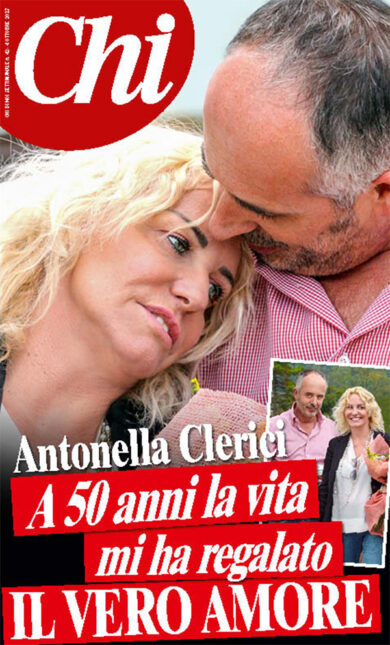 Antonella Clerici: “A 50 anni la vita mi ha regalato il vero amore”