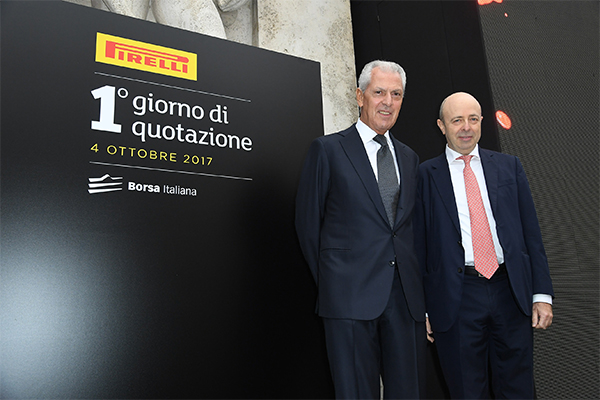 Pirelli debutta in Borsa e tiene nonostante il calo di Piazza Affari Pirelli debutta in Borsa e tiene nonostante il calo di Piazza Affari
