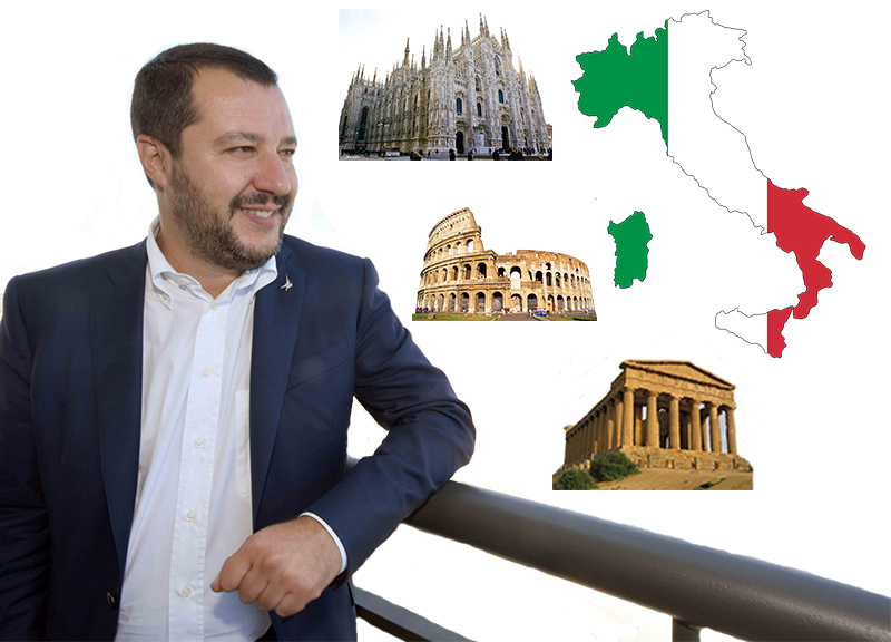 Galleria foto 'Lega, Salvini a Palazzo Chigi con un piano che vale da Nord a Sud' - foto 1