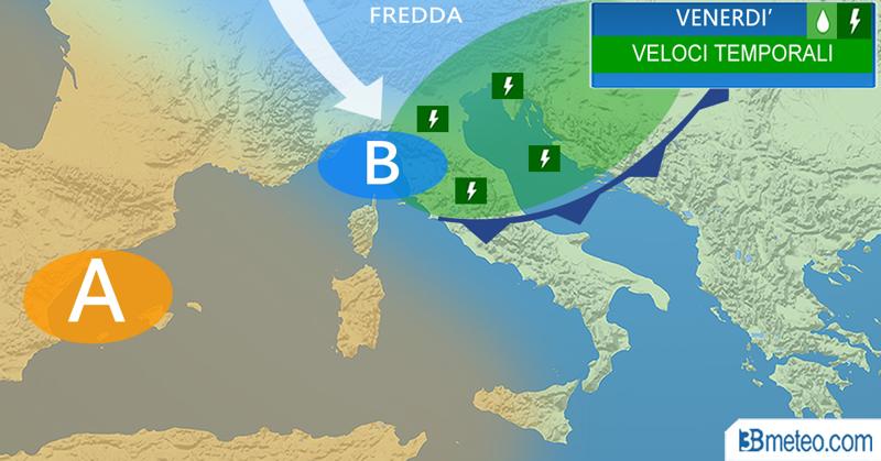 Previsioni 3bmeteo: “temporali in arrivo e venti più freddi dalla Scandinavia” Previsioni 3bmeteo: “temporali in arrivo e venti più freddi dalla Scandinavia”