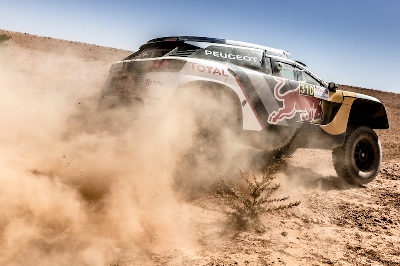 Loeb e la Peugeot 3008 DKR subito in testa al Rally del Marocco