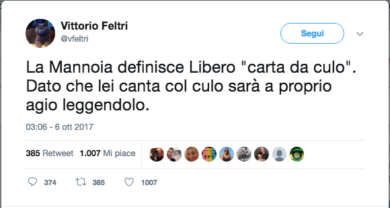 “Fiorella Mannoia canta col culo”, Vittorio Feltri incenerisce la cantante