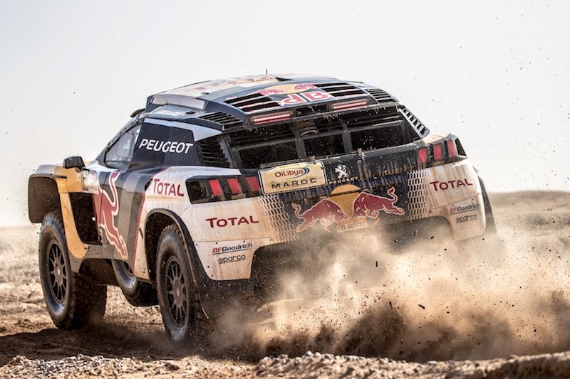 Rally del Marocco: Loeb e la Peugeot 3008DKR vincono la seconda tappa Rally del Marocco: Loeb e la Peugeot 3008DKR vincono la seconda tappa