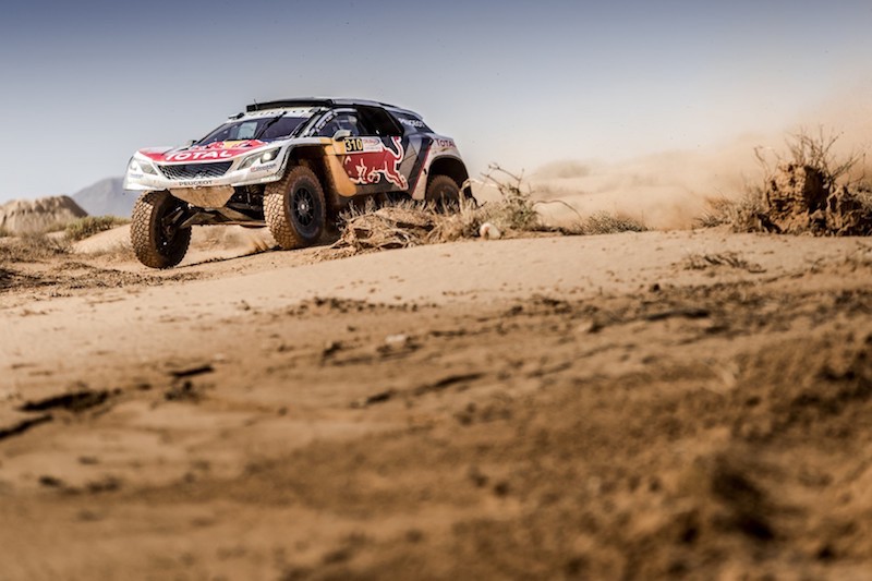 Rally del Marocco: Loeb e la Peugeot 3008DKR vincono la seconda tappa Rally del Marocco: Loeb e la Peugeot 3008DKR vincono la seconda tappa