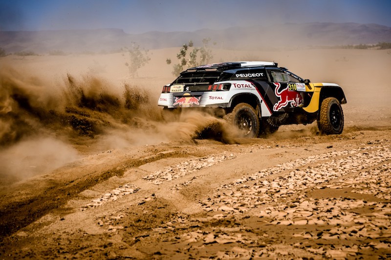 Rally del Marocco, anche nella terza tappa Peugeot a podio Rally del Marocco, anche nella terza tappa Peugeot a podio