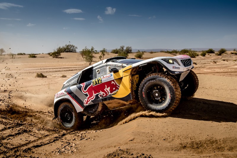 Rally del Marocco, anche nella terza tappa Peugeot a podio Rally del Marocco, anche nella terza tappa Peugeot a podio