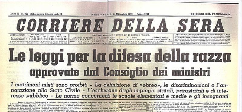 corriere leggi razza corriere leggi razza
