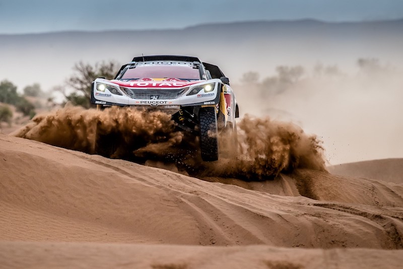 Rally del Marocco, tappa difficile per i Leoni di Peugeot Rally del Marocco, tappa difficile per i Leoni di Peugeot