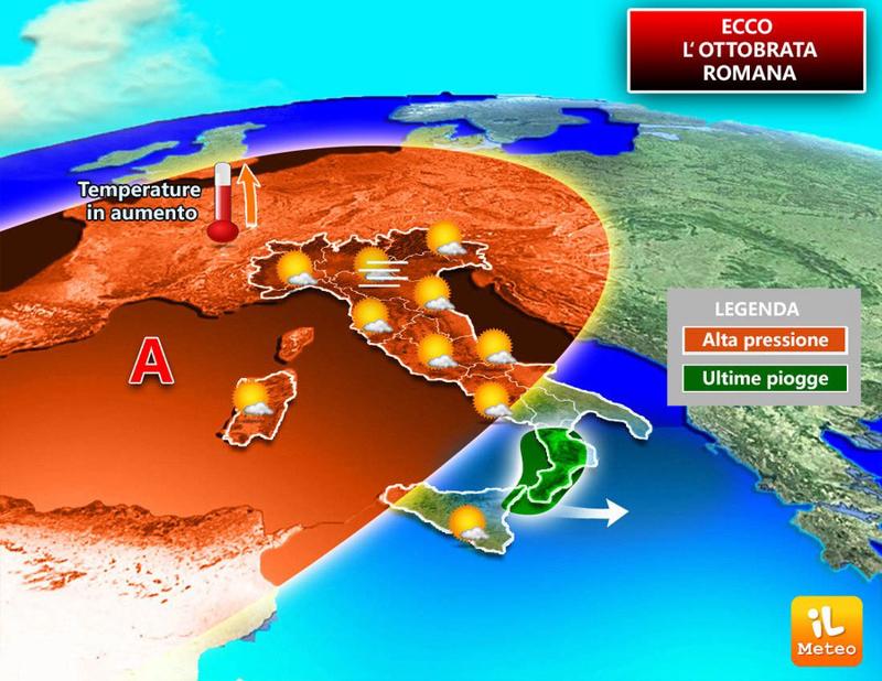 Previsioni meteo: ottobrata romana, sarà quasi estate Previsioni meteo: ottobrata romana, sarà quasi estate