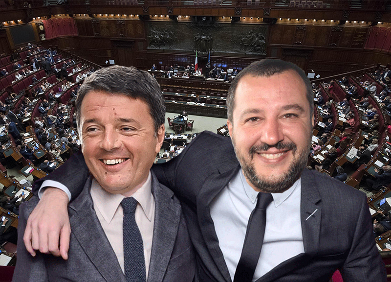 Legge elettorale, alleanza (solo tattica?) Renzi-Salvini. E quell’ipotesi choc Legge elettorale, alleanza (solo tattica?) Renzi-Salvini. E quell’ipotesi choc