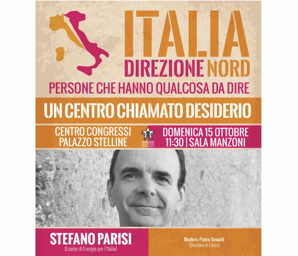 In politica è ancora il centro che “comanda”? Stefano Parisi ne parla a “Italia, direzione Nord” In politica è ancora il centro che “comanda”? Stefano Parisi ne parla a “Italia, direzione Nord”