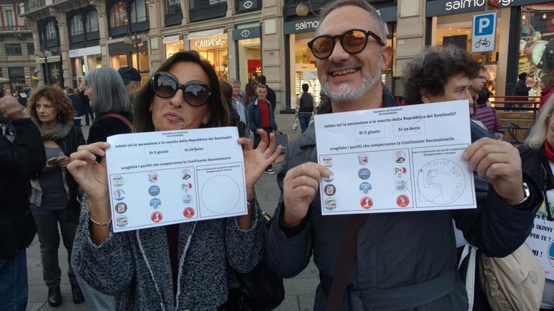 Il “contro-referendum” dei Sentinelli: “Oltre mille votanti” Il “contro-referendum” dei Sentinelli: “Oltre mille votanti”