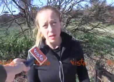 Meloni fa jogging nella Pineta di Ostia per denunciare degrado e abbandono