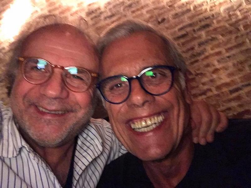 Gerry Calà, rimpatriata al Derby Club di Milano. Le foto