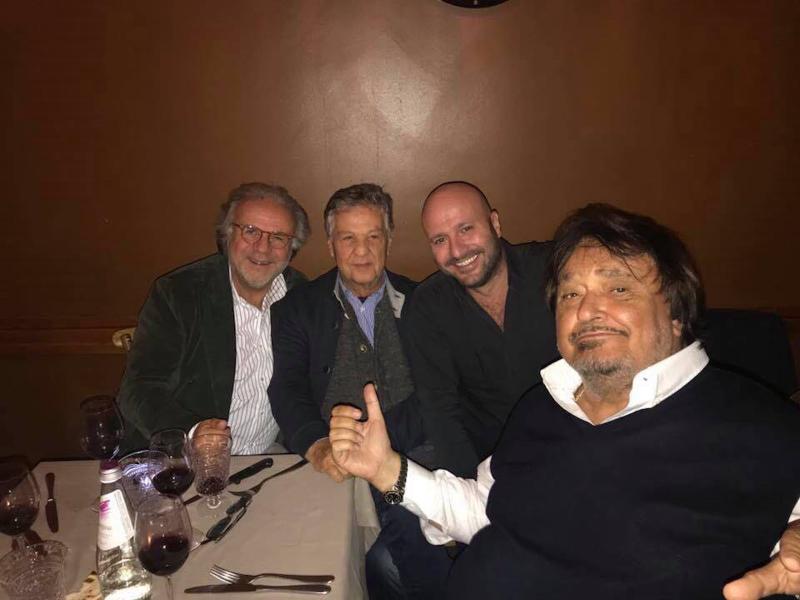 Gerry Calà, rimpatriata al Derby Club di Milano. Le foto