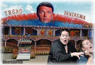 Renzi dice messa: comizio politico in Chiesa. “Anatema” sul segretario Pd