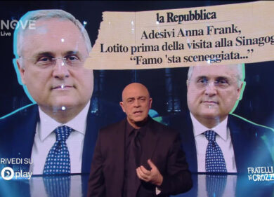 Fratelli di Crozza: il commento sul caso Lazio – Anna Frank