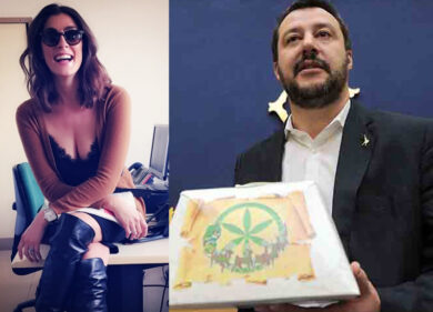 Ascolti tv, Elisa Isoardi festeggia con Matteo Salvini e… pasta e carciofi