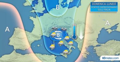 Previsioni meteo: torna la pioggia (anche forte) dal weekend. NUBIFRAGI METEO