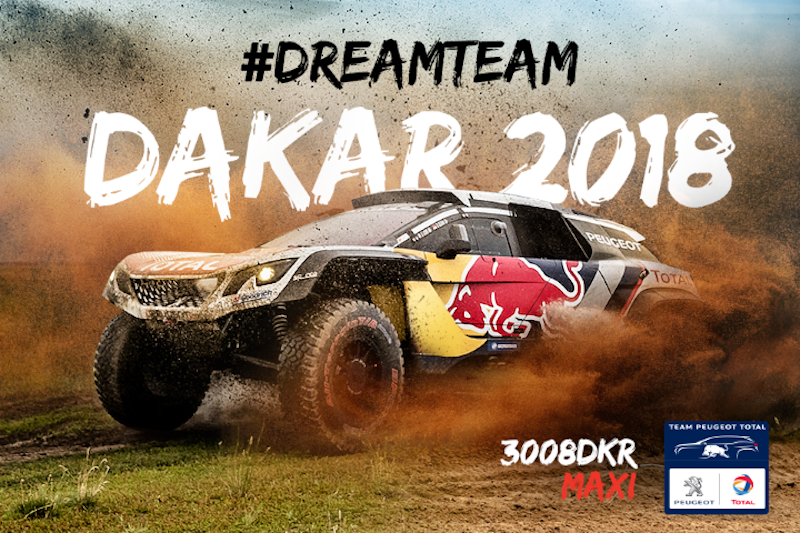 Il Dream Team Peugeot è pronto per la Dakar 2018 Il Dream Team Peugeot è pronto per la Dakar 2018
