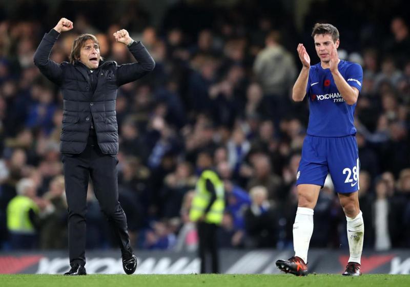 Chelsea-Manchester United 1-0 Conte stende Mourinho: giallo stretta di mano Chelsea-Manchester United 1-0 Conte stende Mourinho: giallo stretta di mano