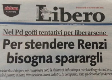 Libero, Senaldi ad Affari: “Renzi pensi al suo partito non ai nostri titoli”