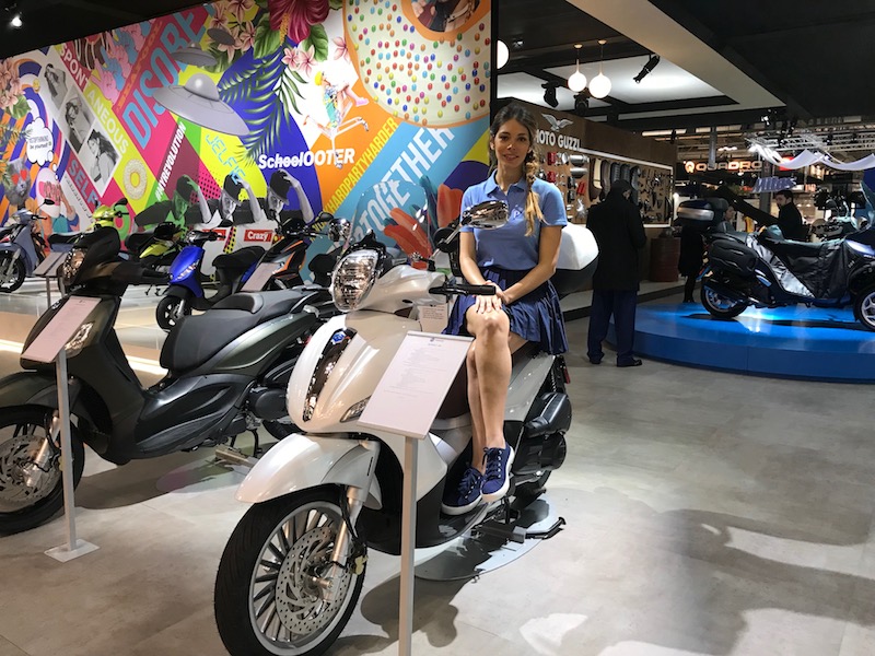 La “firma” della Piaggio su Eicma 2017