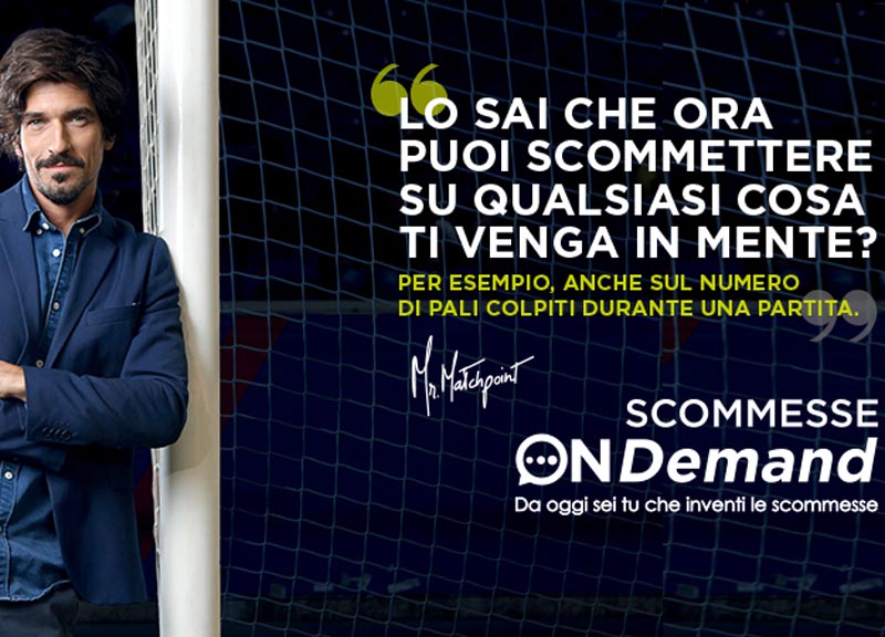 Sisal Matchpoint lancia “Scommesse On Demand”: scommetti su quel che vuoi Sisal Matchpoint lancia “Scommesse On Demand”: scommetti su quel che vuoi