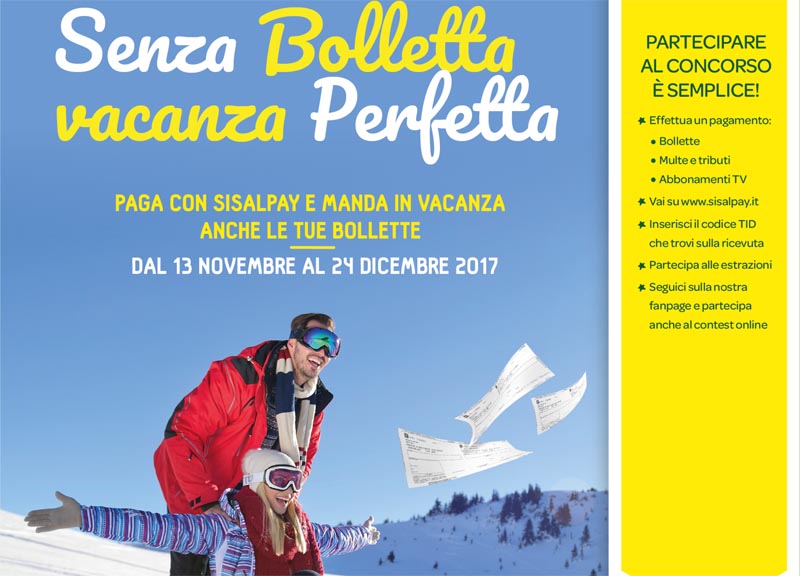 Aria natalizia: sotto l’albero di SisalPay fino a 10 anni di bollette pagate Aria natalizia: sotto l’albero di SisalPay fino a 10 anni di bollette pagate