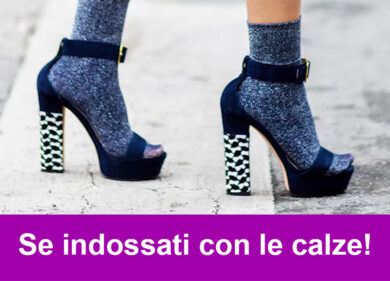 Sandali e scarpe aperte? Trendy anche d’inverno, se indossati con le calze