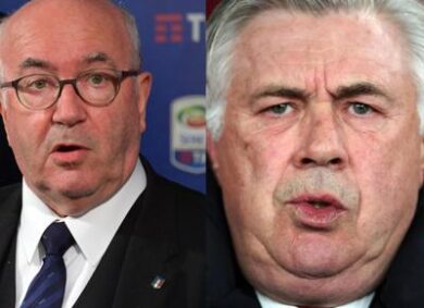 Nazionale, Tavecchio (Figc) su Ancelotti: “Dopo Ventura? Nomi importanti”