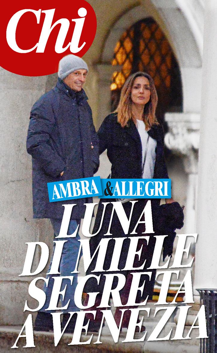 Allegri porta Ambra nel suo bar di Livorno. E l’anello con diamante…