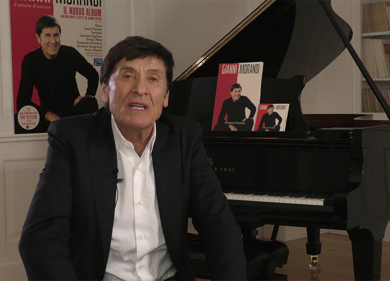 Gianni Morandi, ecco l’album “D’amore e d’autore”. Da Ligabue a Elisa e…