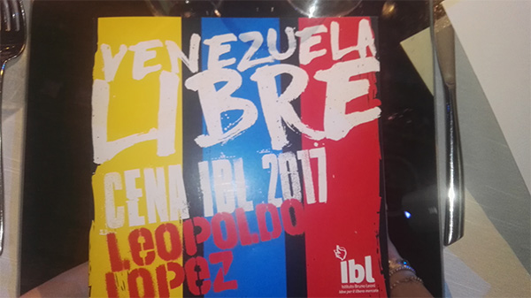 Premio Bruno Leoni 2017: Leopoldo Lopez riceve il riconoscimento Premio Bruno Leoni 2017: Leopoldo Lopez riceve il riconoscimento