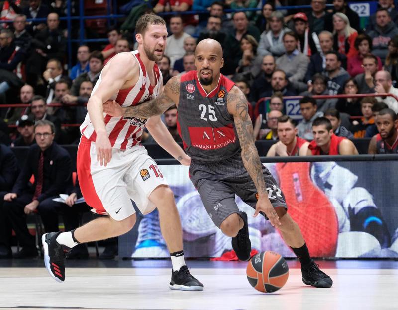 Olimpia Milano-Olympiakos 85-86, sconfitta in volata in Eurolega