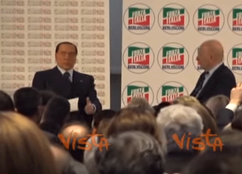 Lapsus Berlusconi: faremo vincere i Cinque-de… il Centro-destra. VIDEO