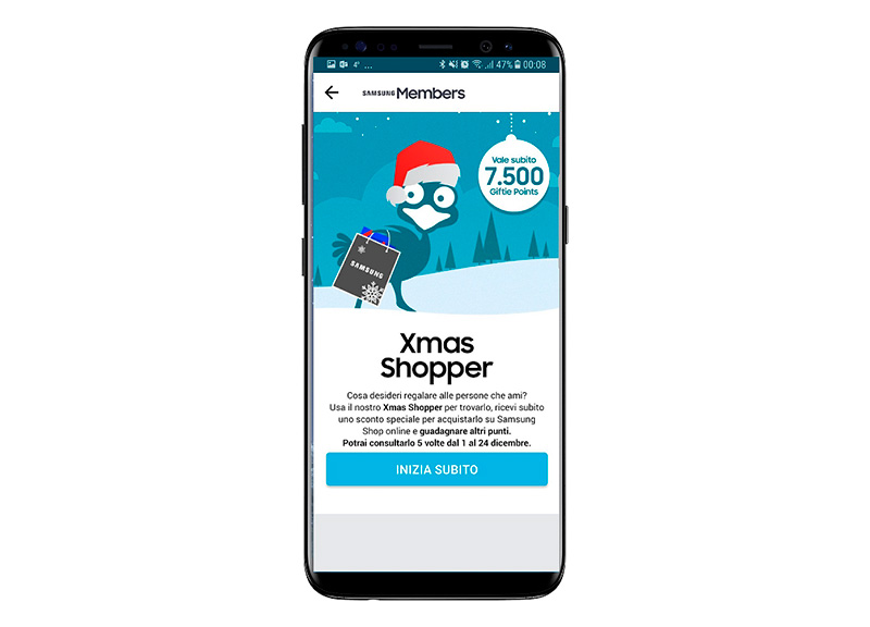 Natale 2017: arriva Xmas Giftie per premiare gli utenti di Samsung Members Natale 2017: arriva Xmas Giftie per premiare gli utenti di Samsung Members